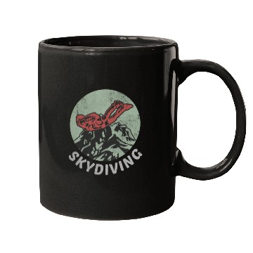 Discover Skydiving Skydiver Base Jump Parachutist Mugs
