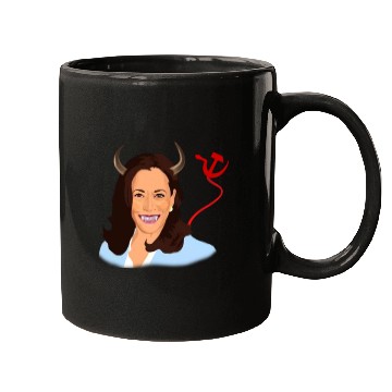 Discover Trump kamala harris monster communist Mugs