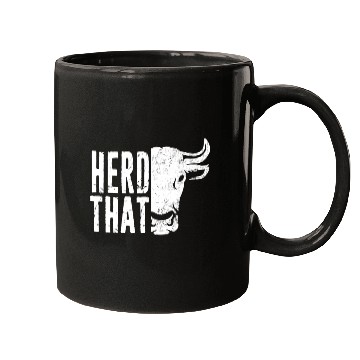 Discover Herd That Farming Dairy Farmer Cattle Rancher Gift Mugs