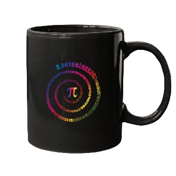 Discover Pi Day Mugs Spiral Pi Math Mugs for Pi Day 3.14