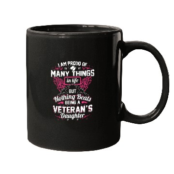 Discover Proud Veteran's Daughter Mugs