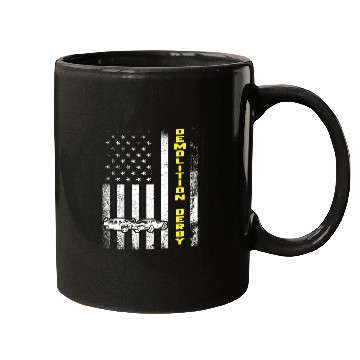 Discover Demolition Derby Car crashing Motorsport Racing US Mugs