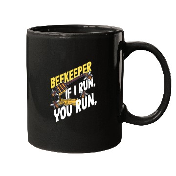 Discover Beekeeper If I Run You Run Honey Bee Mugs