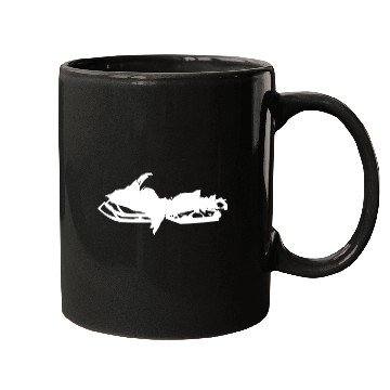 Discover Michigan Snowmobile Upper Peninsula Snowmobiling Mugs