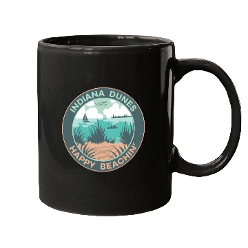 Discover Happy Beaching Indiana Dunes Mugs