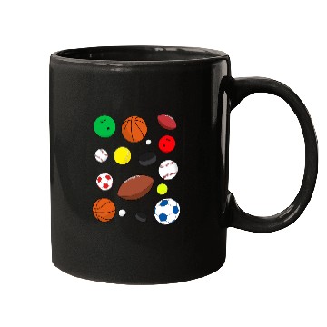 Discover Colorful Sports Balls Mugs