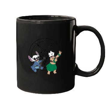 Discover Black Metal Lilo and Stitch Mugs