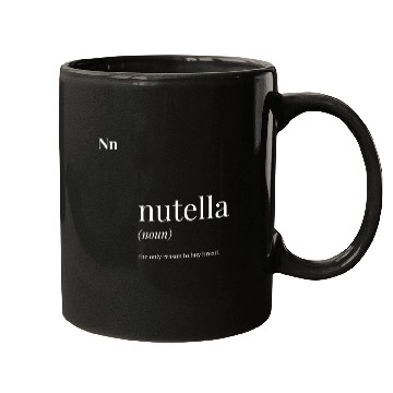 Discover Funny Nutella Definition Mugs