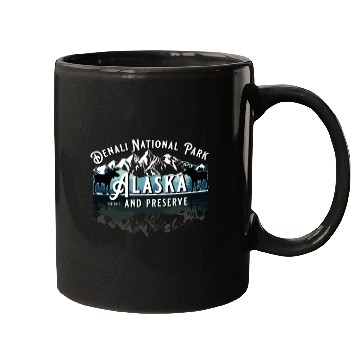 Discover Denali National Park Alaska Ak Usa Moose Souvenir Mugs