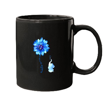 Discover Cute Elephant Diabetes Awareness And Flower Mugs