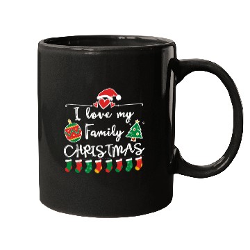 Discover I Love My Family ,Christmas family Mugs.