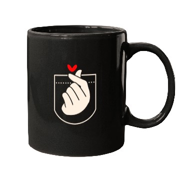 Discover Kdrama Pocket Heart Finger Korean Drama Kpop Korea Mugs