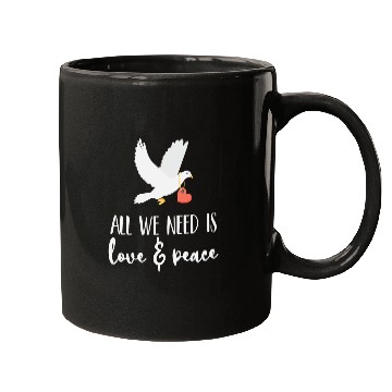 Discover Bird lover freedom Love & Peace Mugs
