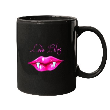Discover Pastel Goth Love Bites Vampire Lips Valentine Mugs