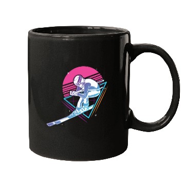 Discover Retro Vintage Snow 80s Ski Mugs