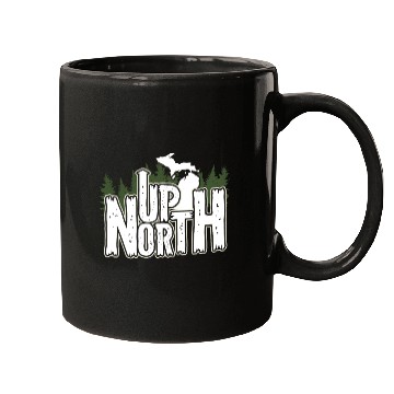 Discover Up North In Michigan Gift Mugs