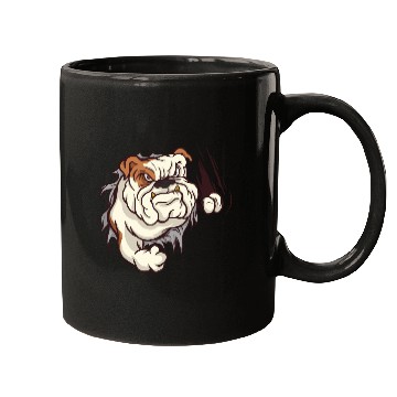 Discover Angry bulldog cool dogs design Mugs