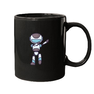 Discover Robot Posing Mugs