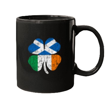 Discover Irish Scottish Flag Ireland Scotland Shamrock St P Mugs