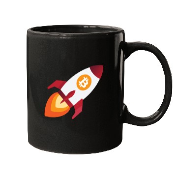 Discover Bitcoin Rocket - cryptocurrency crypto Bitcoins Mugs