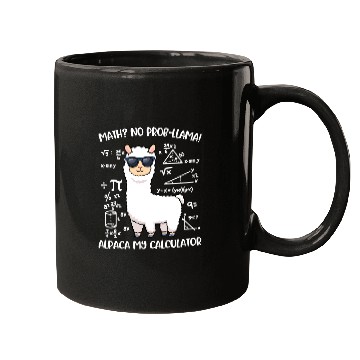 Discover Math Llama Funny Teacher Gift Mugs