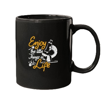 Discover Microscope Bacteria Saying Biology Mugs