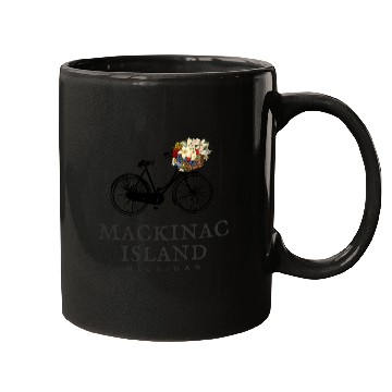 Discover Mackinac Island Bike Michigan Mugs