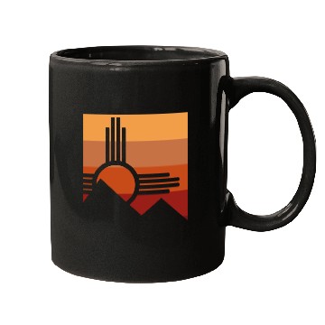 Discover Zia Sun New Mexico Zia Mountains Mugs
