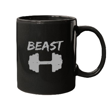 Discover Beast Gym Logo Mugs