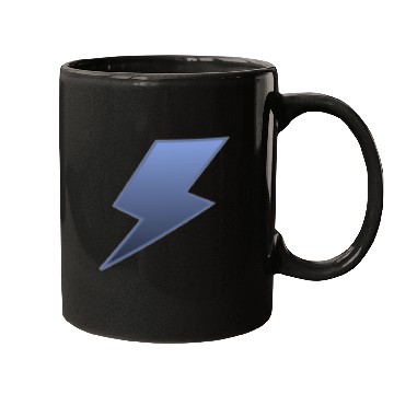 Discover lightning bolt blue Mugs