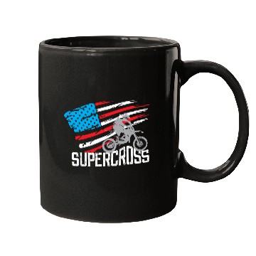 Discover Supercross Motocross Racing Biker Mugs