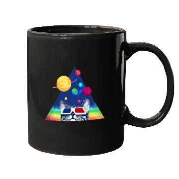 Discover 3D Space Cat Mugs