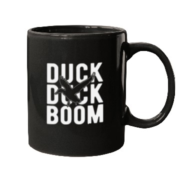 Discover Duck duck boom Mugs