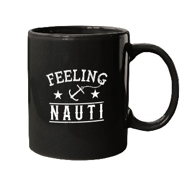 Discover Feeling Nauti Funny Summer Beach Vacations Mugs