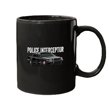 Discover Police Interceptor Crown Vic Patrol car Mugs