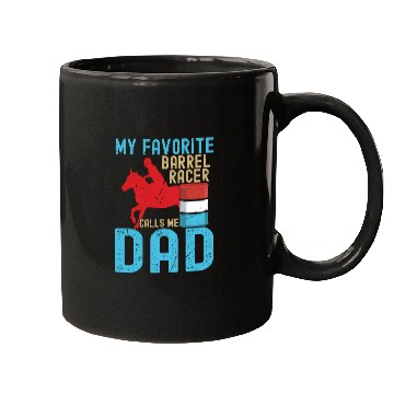 Discover Barrel Racer Dad Mugs