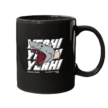 Discover Shark puppet merch Mugs