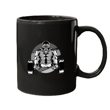 Discover Gym Gorilla Mugs