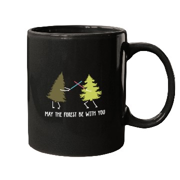 Discover May the forest be with you Mugs