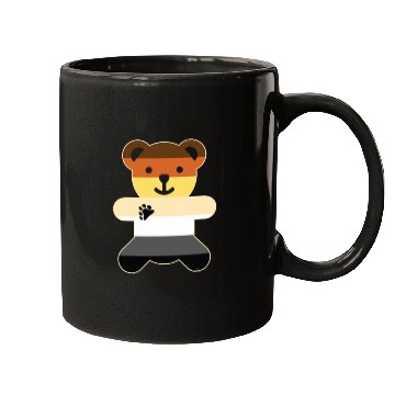 Discover Bear Brotherhood Flag Bear Gay Pride graphic Mugs