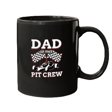 Discover Dad Of The Pit Crew Race Car Racing Mugs
