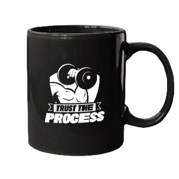 Discover Trust The Process Gym Motivation Fitness Workout Mugs