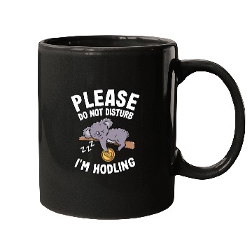 Discover Please Do Not Disturb Funny Bitcoin Koala Hodl BTC Mugs