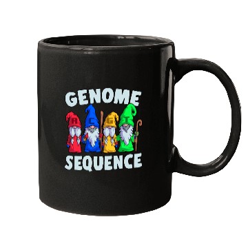 Discover Genome Sequence Funny Gnome Biology Science Pun Mugs