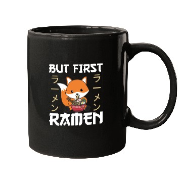 Discover Fox Powered By Ramen Cute Kawaii Foxes Mugs