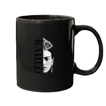 Discover Frida Kahlo Split Portrait Gift Mugs