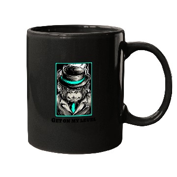 Discover Cool chimpanzee gangster monkey Mugs for
