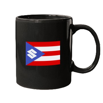 Discover Suzuki Puerto Rico Flag Mugs