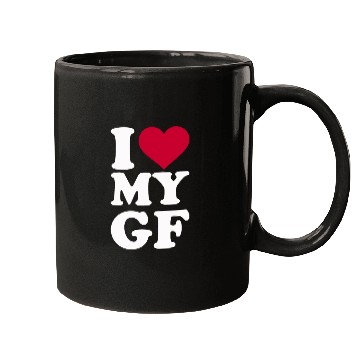 Discover I Love My Gf Girlfriend Mugs