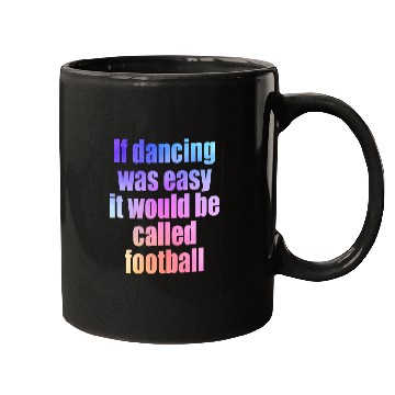Discover Dance school dance lessons dancing couple Football Mugs